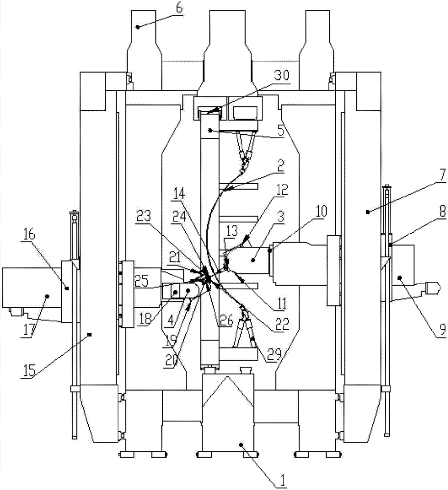 Mirror image milling method and system for skin machining