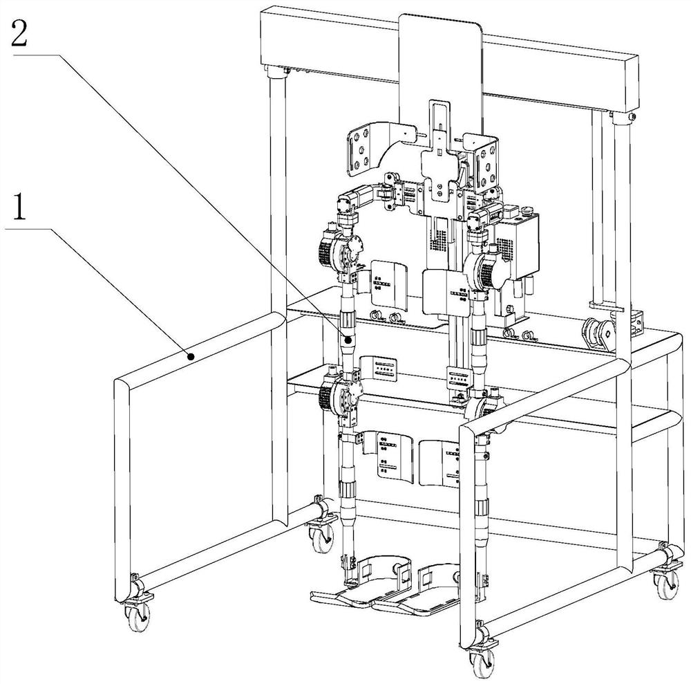 Separable multipurpose lower limb exoskeleton robot