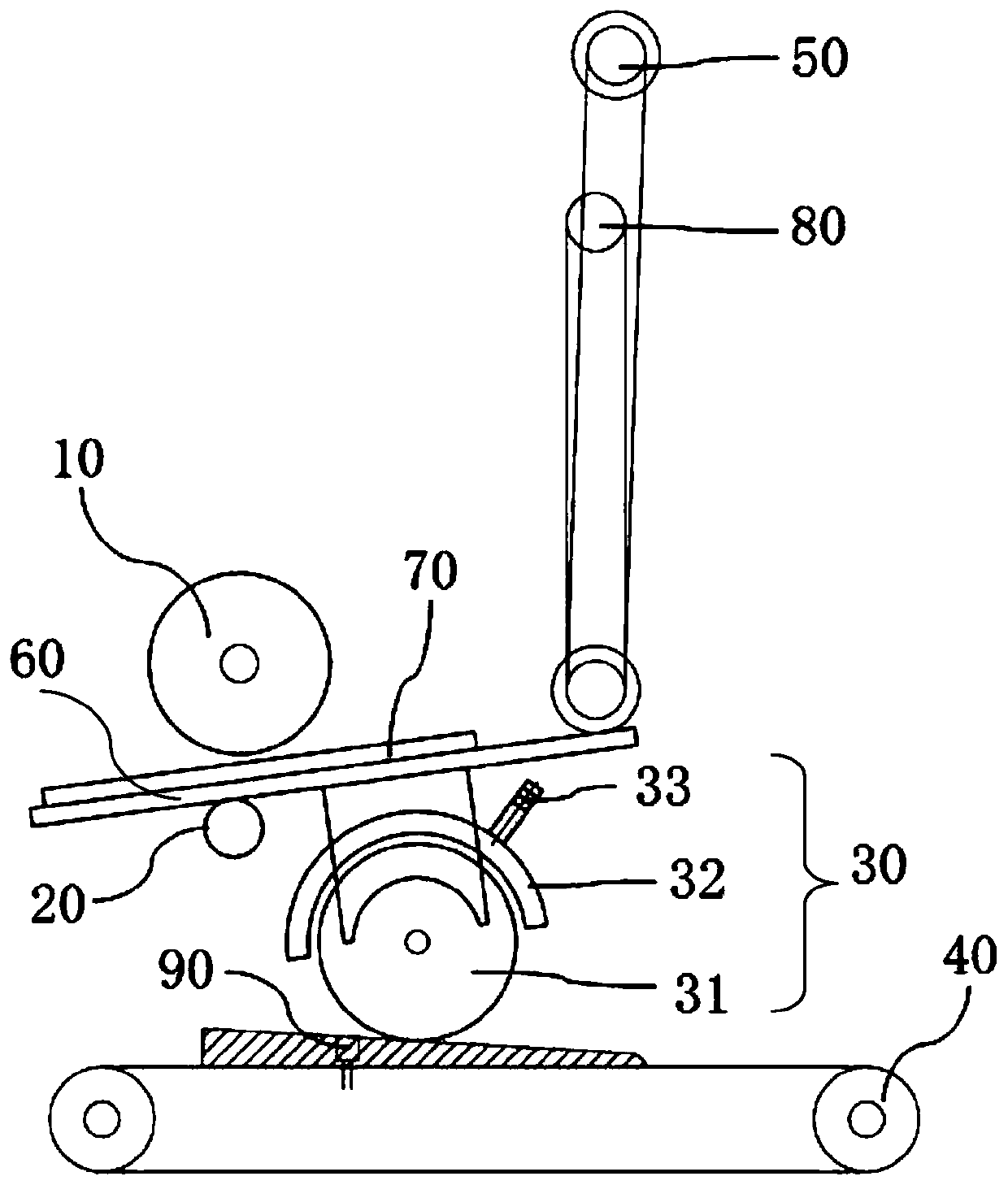 Device for grinding and processing polycrystalline silicon