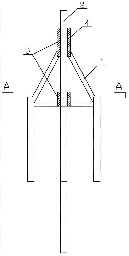 Composite pile foundation structure