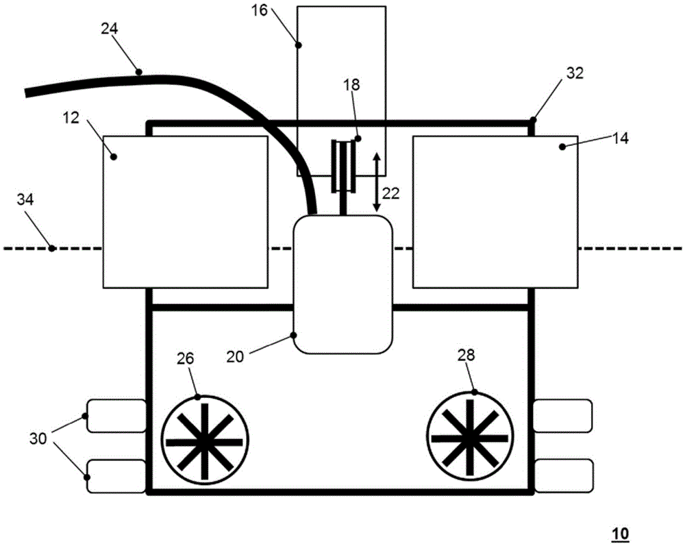 Nuclear facility vessel cleaning device