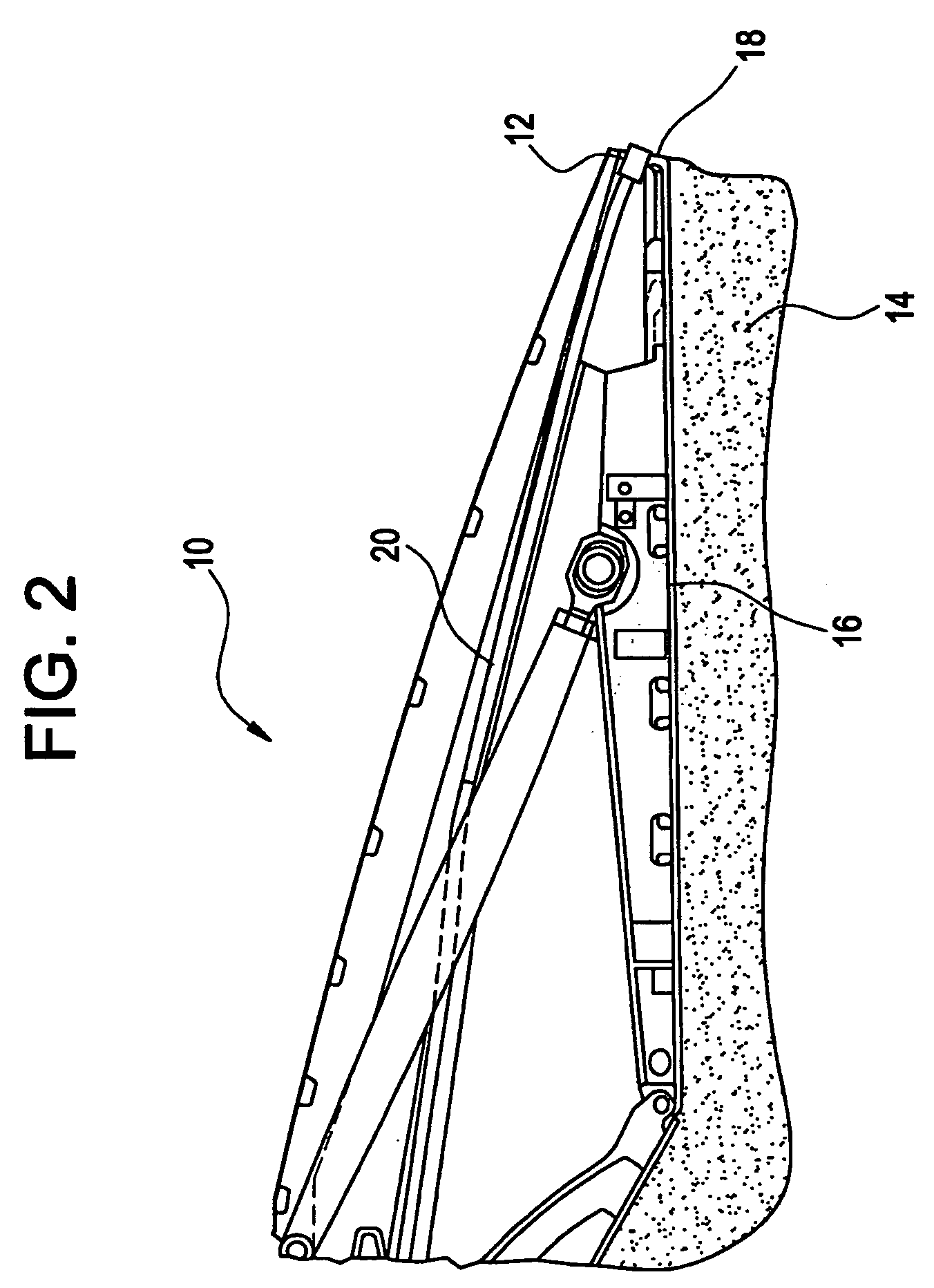 Device for reducing jet engine exhaust noise using oscillating jets