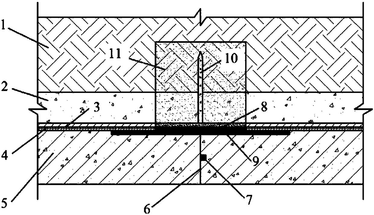 A tunnel waterproof partition structure using spray waterproof technology and its implementation method