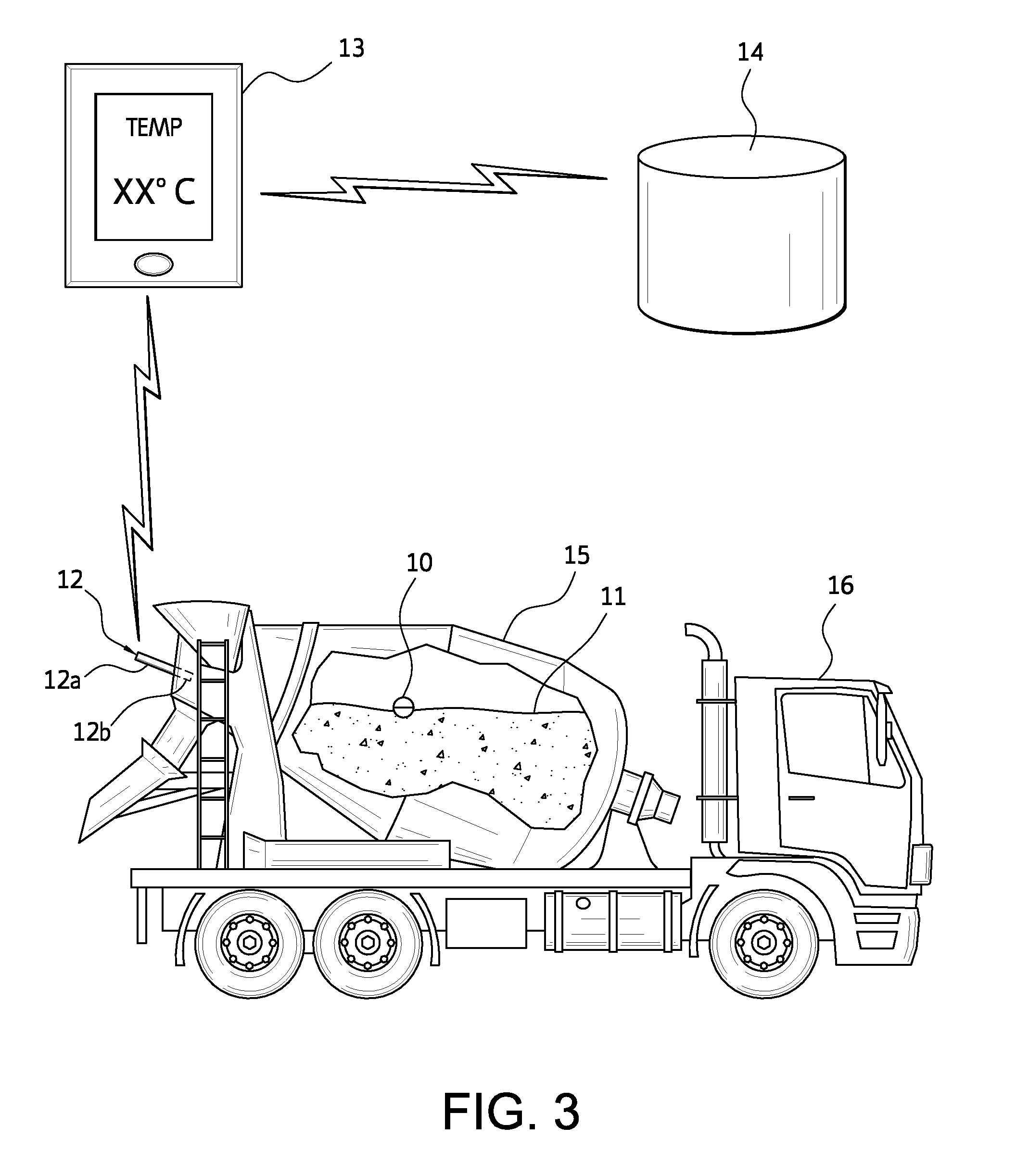 Floating wireless measuring device