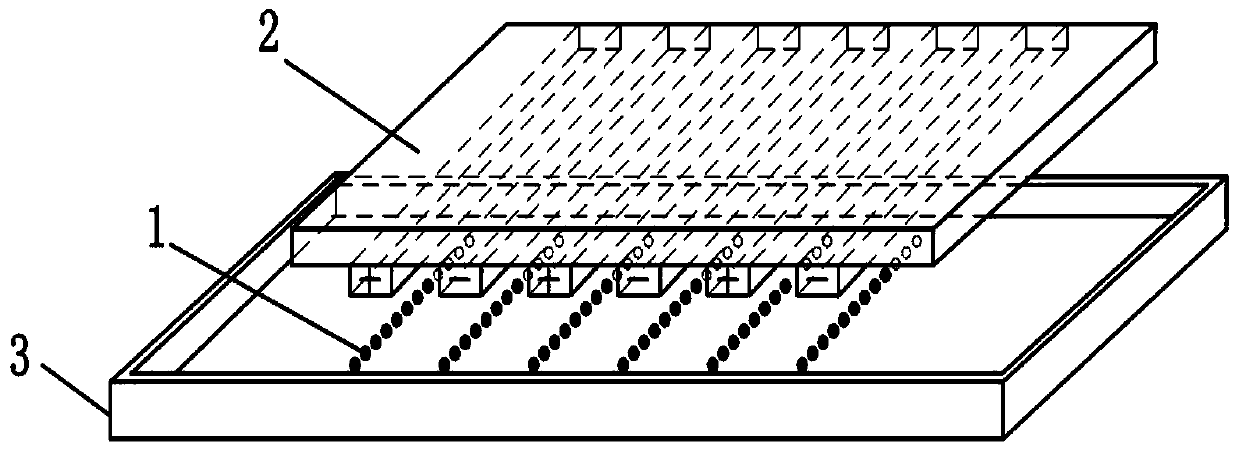 Composite material manufacturing method based on three-dimensional micro-nano structured arrangement of particles at the micro-nano scale