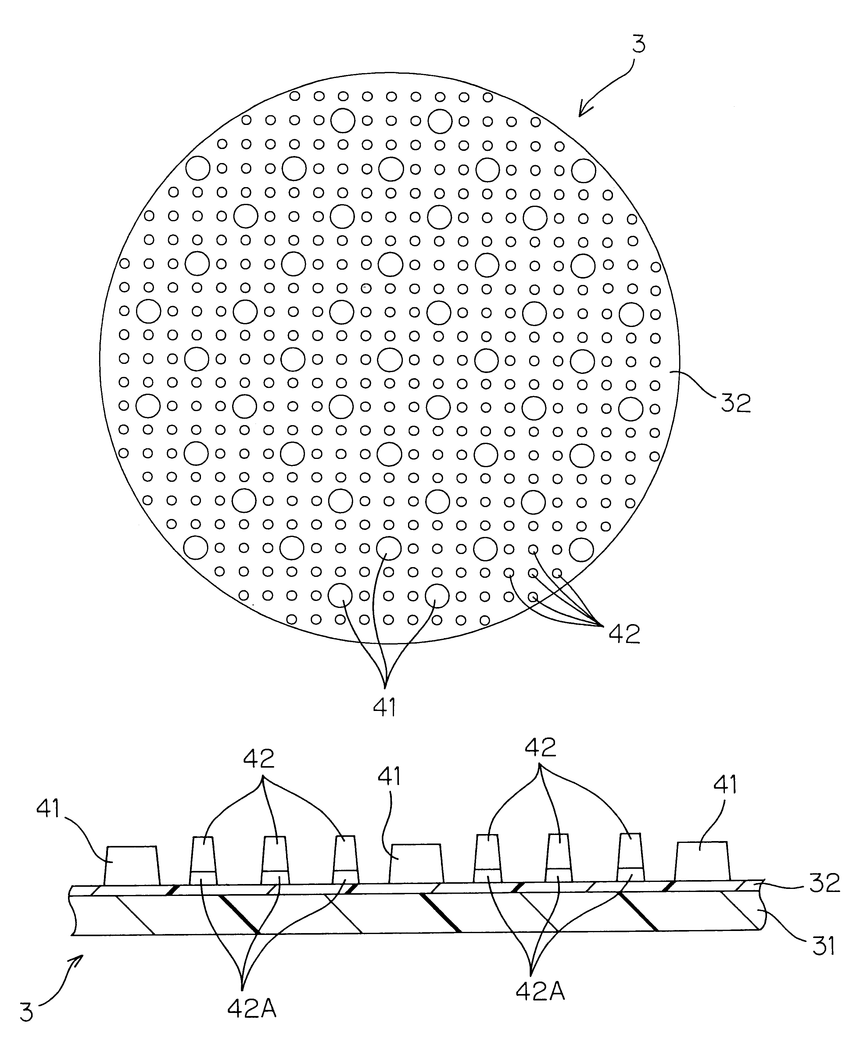 CMP polish pad and CMP processing apparatus using the same