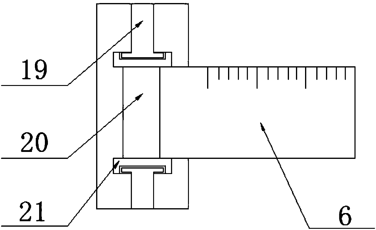 Fixed-point pit digging device for planting peach trees