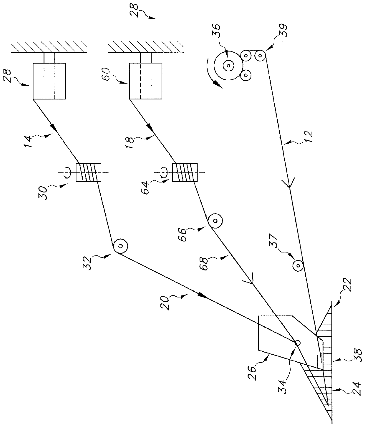 Stretch circular knit fabrics containing elastomeric fiber and polyester bi-component filament, garments made therefrom and a method of making same