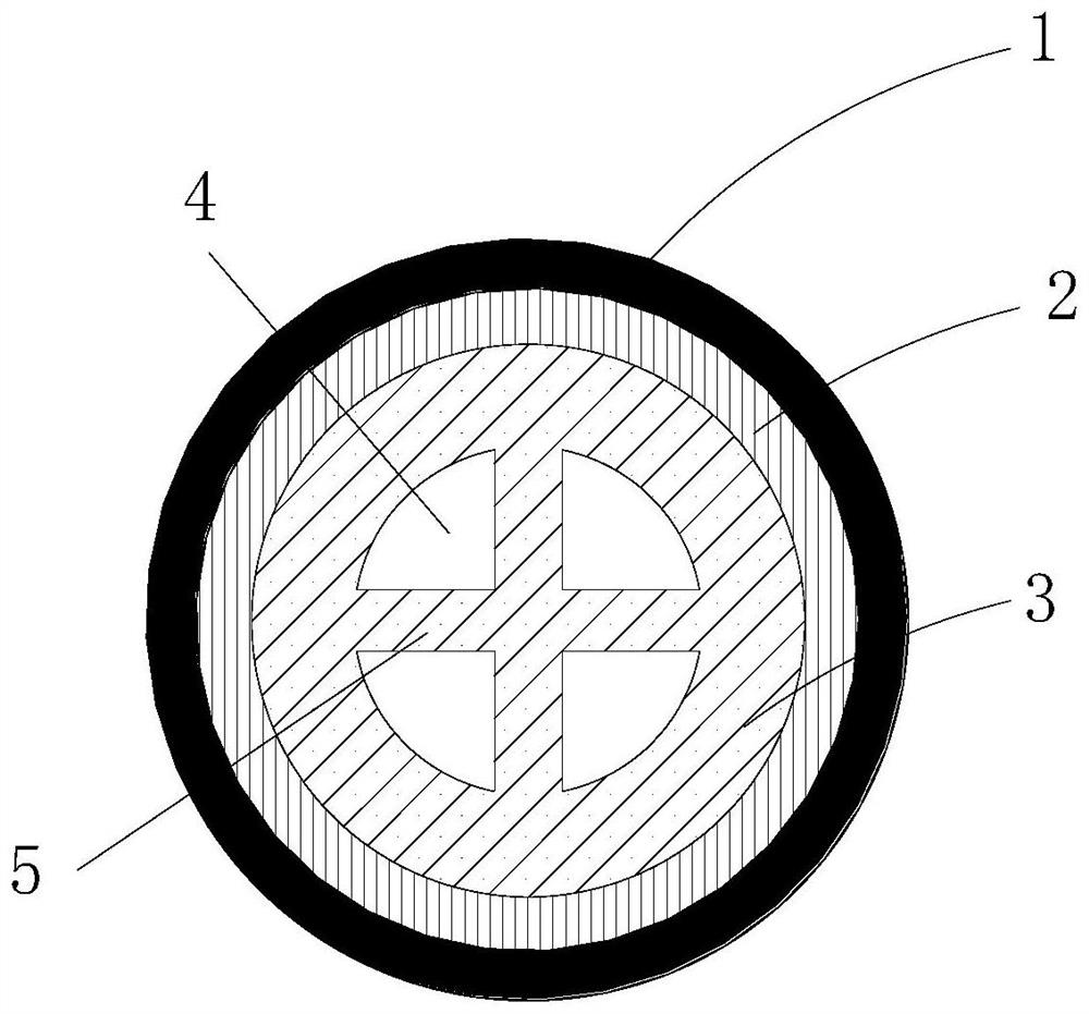 Hollow fiber membrane yarn structure, composite filter element assembly and water purifying device