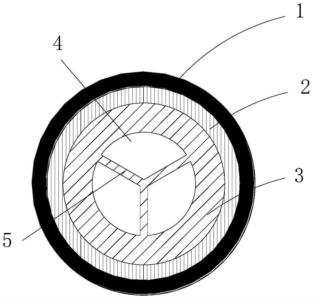 Hollow fiber membrane yarn structure, composite filter element assembly and water purifying device