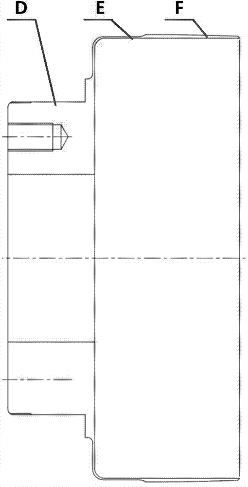 Flat harmonic transmission device with drum-shaped gear teeth