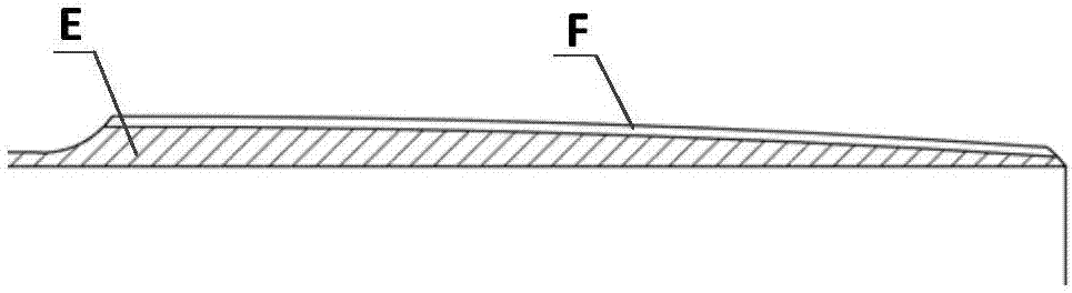 Flat harmonic transmission device with drum-shaped gear teeth