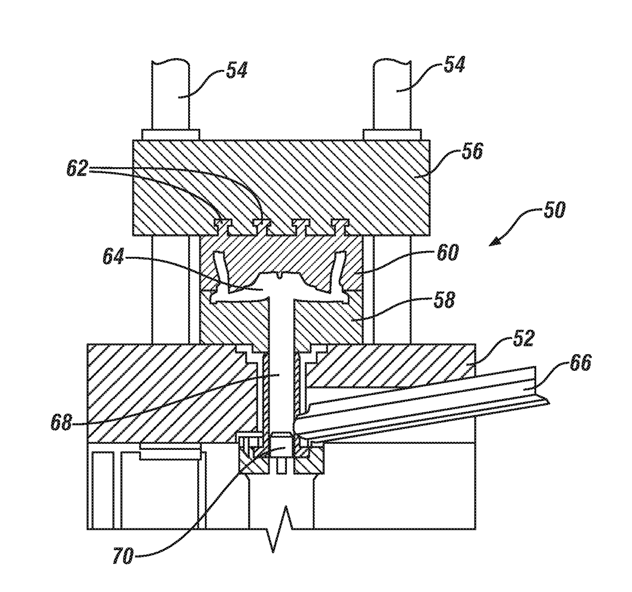 Aluminum alloy for forming an axisymmetric article