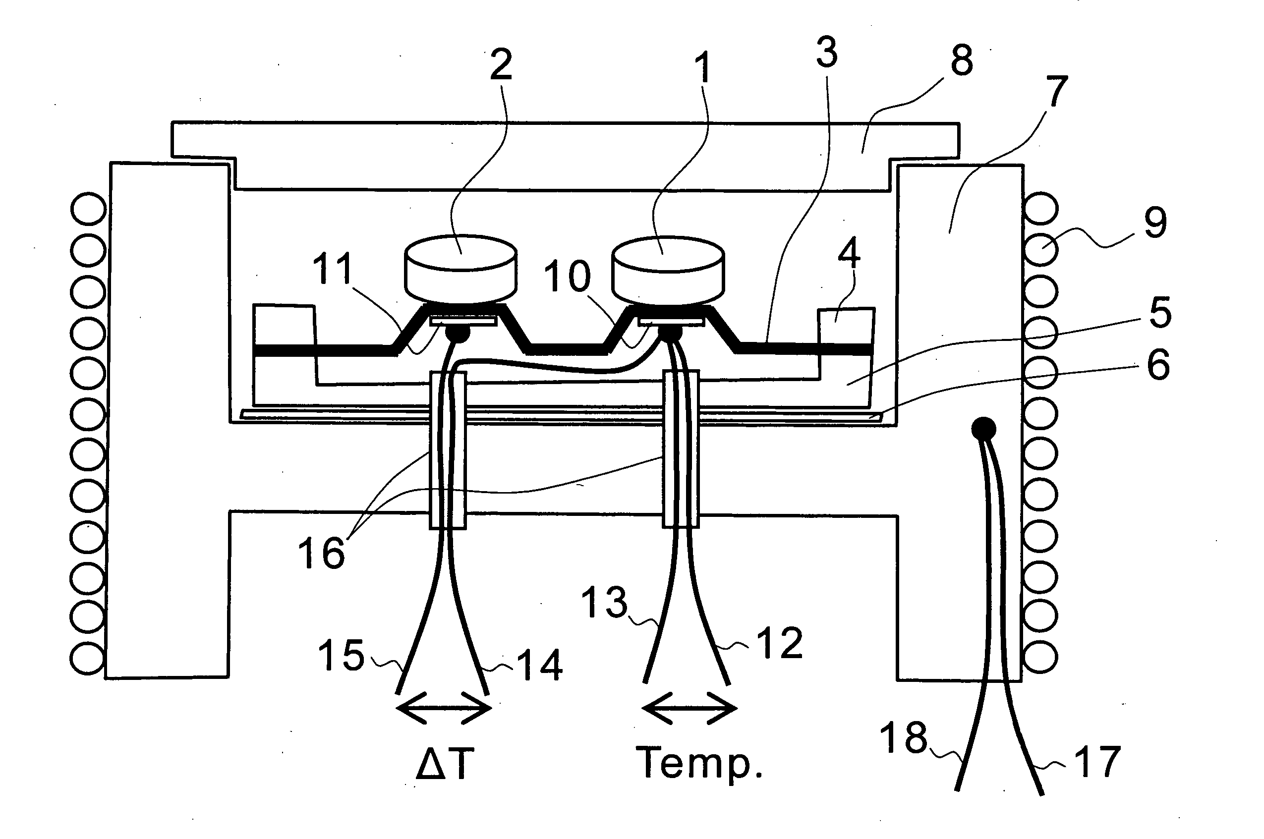 Freezing point temperature measuring method and temperature calibrating method in differential scanning calorimetry