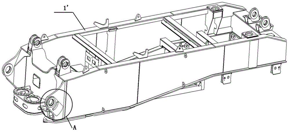 Main lug structure and crawler hoisting rotary table with same