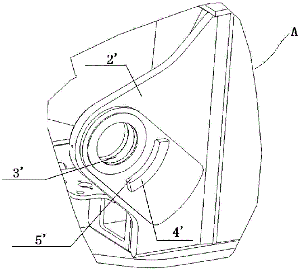 Main lug structure and crawler hoisting rotary table with same