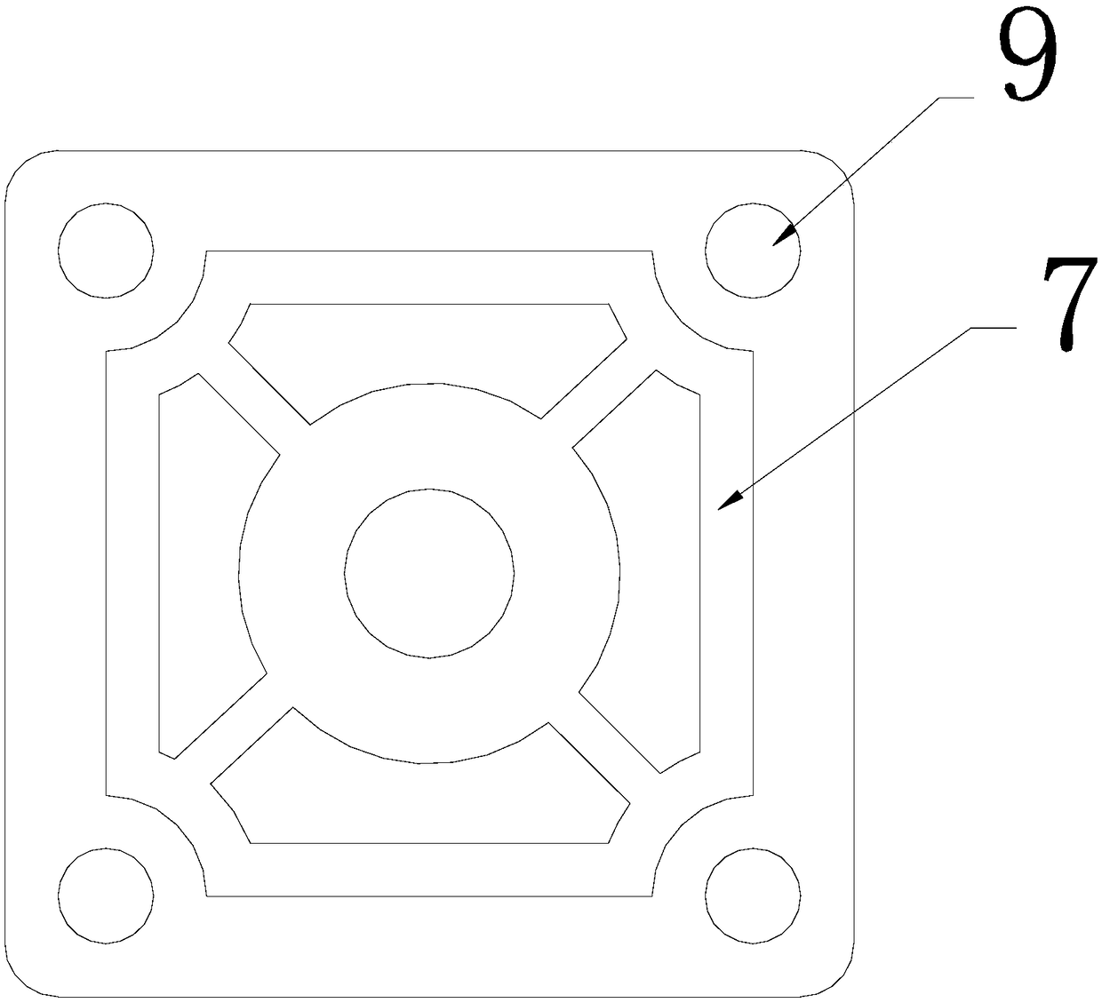 Assembly-type ground leveling structure and installing method