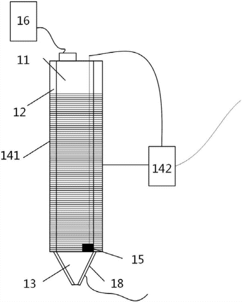 A liquid metal printing device