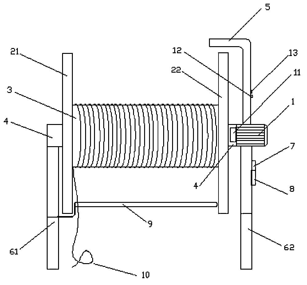 Anti-thunder detection automatic wind-up device