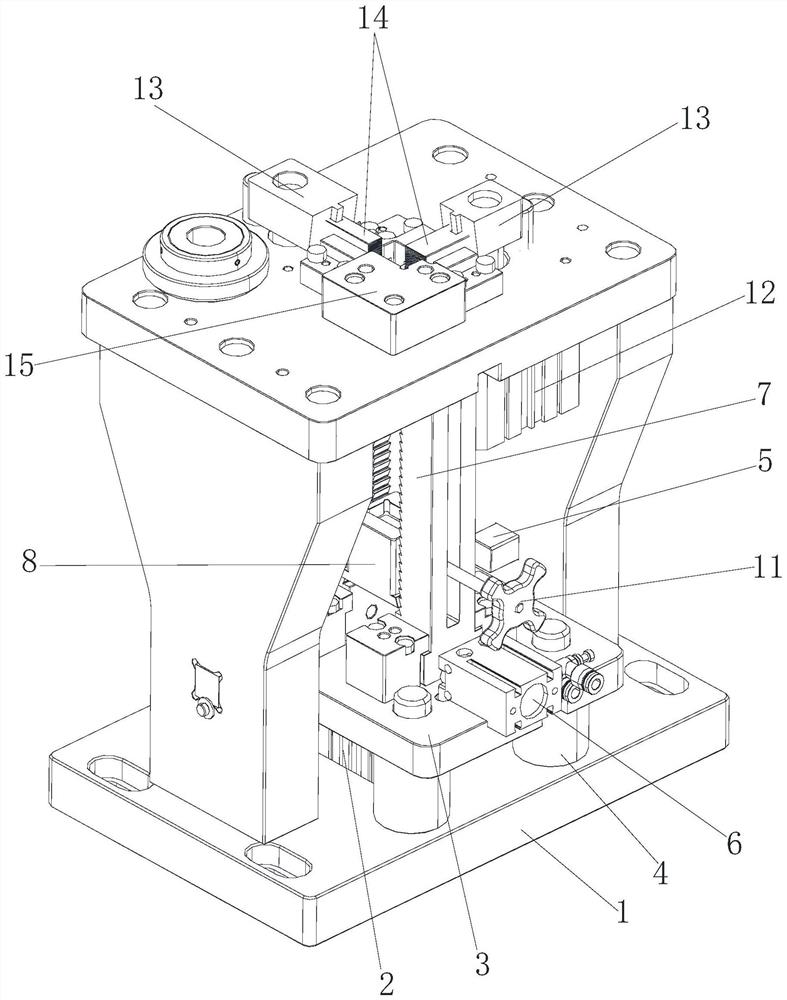 Crab-shaped automatic climbing jig and method for bars and feeding equipment