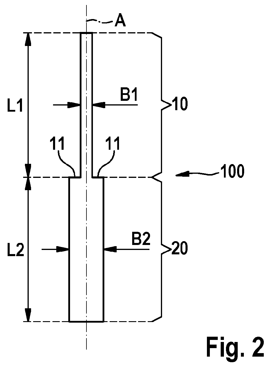 Micromechanical spring for a sensor element