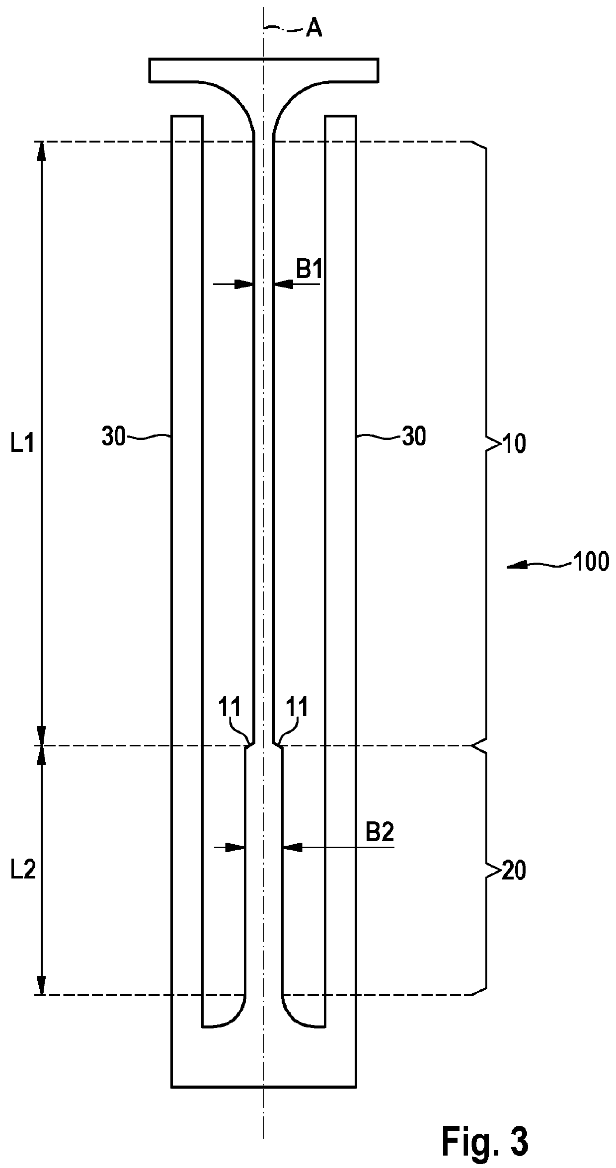 Micromechanical spring for a sensor element