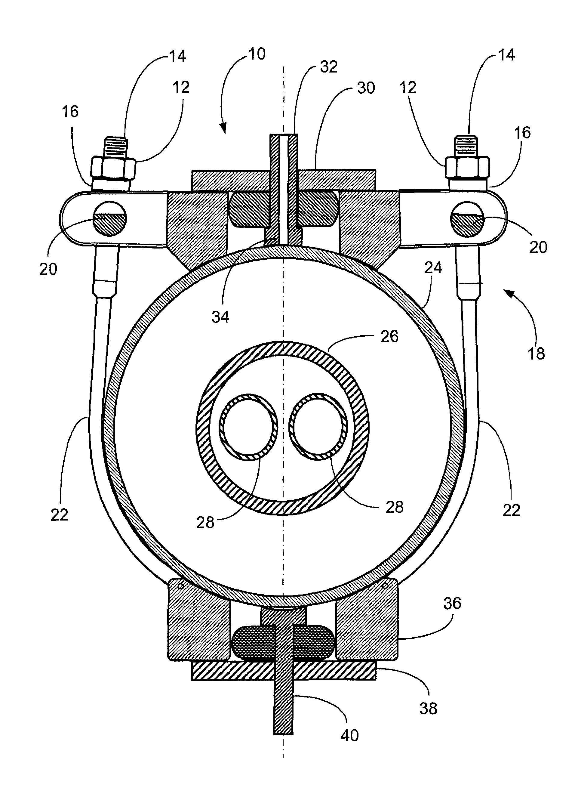 Method of direct hot tapping into a multiple production string without removing outer layers of casing