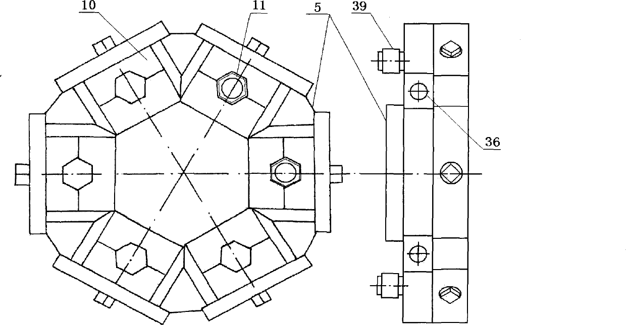 Semi-automatic hoop machining technology