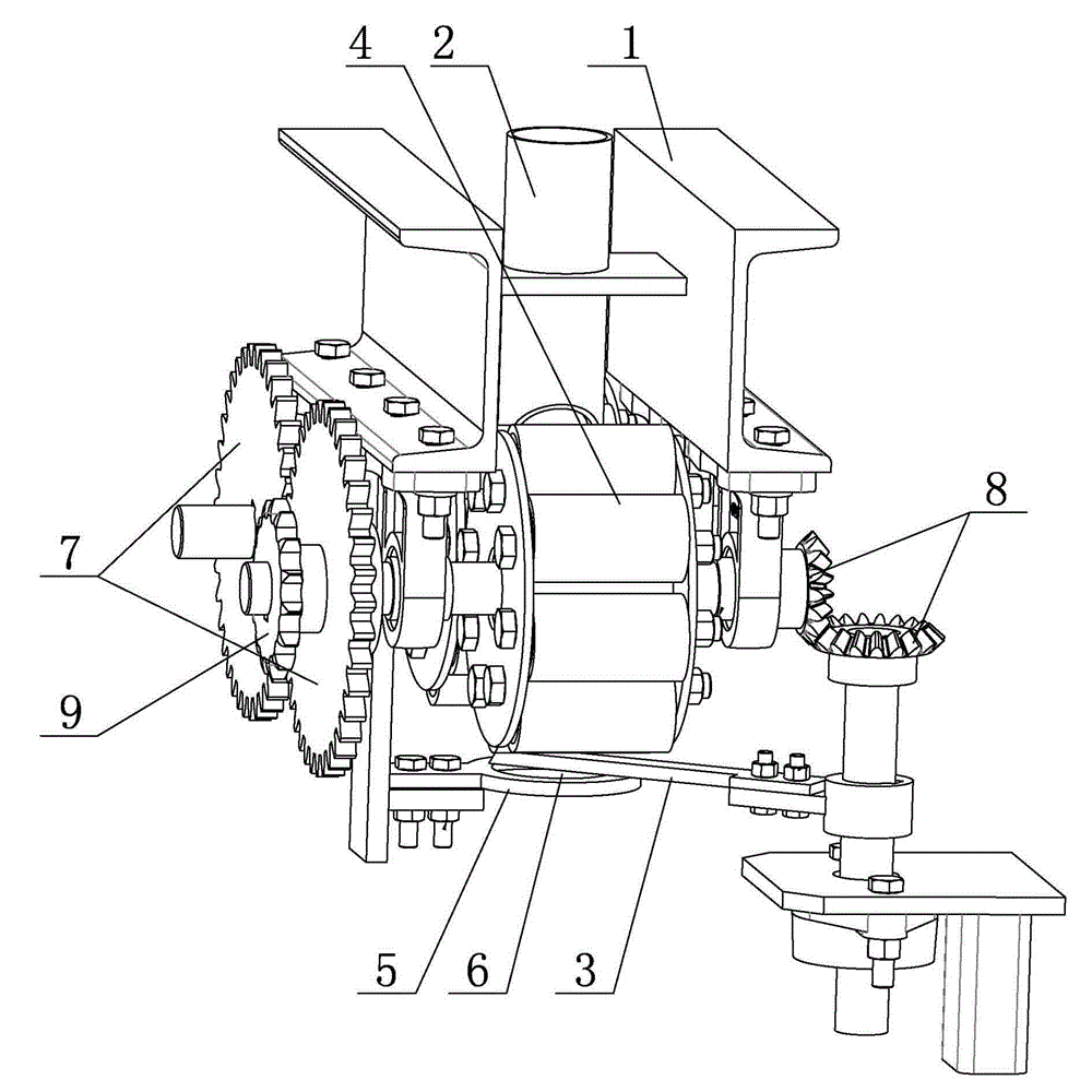 Seed stem cutting device suitable for joint planting machine of cassava