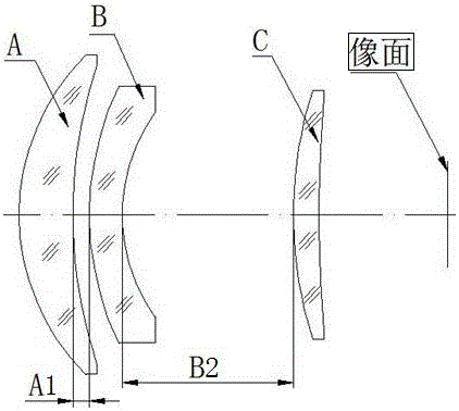 Three-piece far infrared electric whole set focusing type uncooled lens