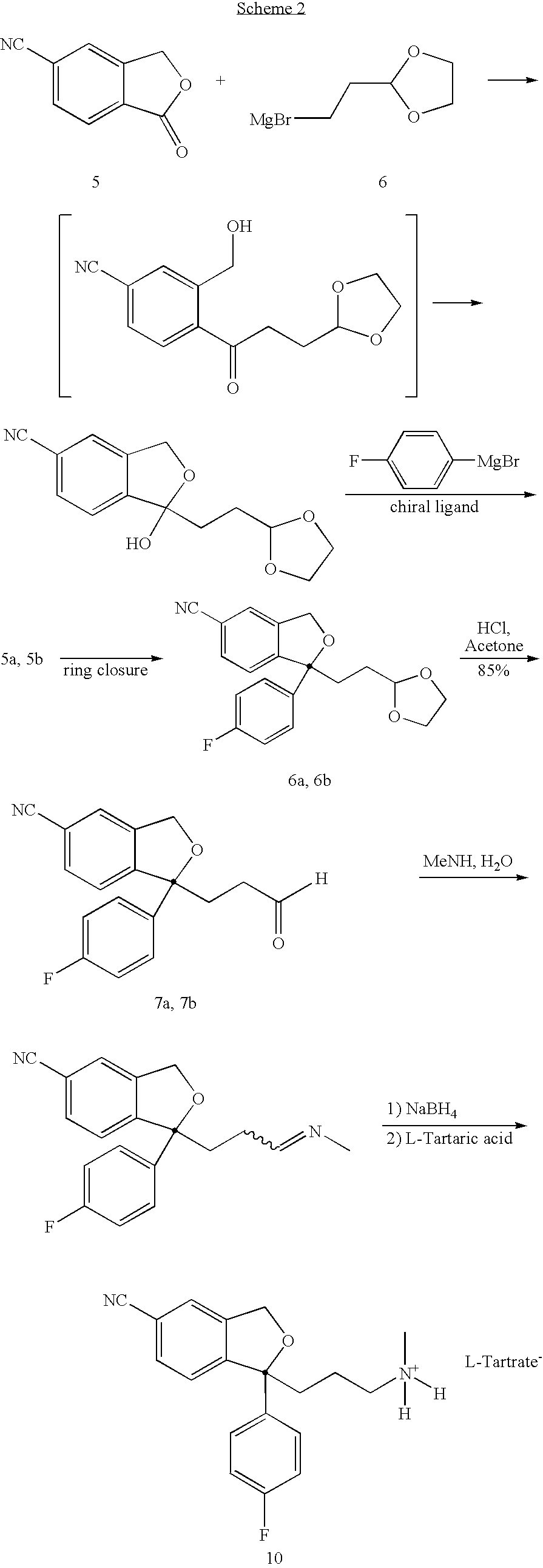 Treatment or prophylaxis of migraine or headache disorders using citalopram, escitalopram or citalopram metabolites