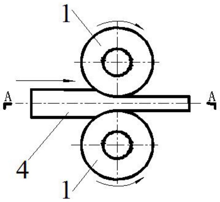 Multidirectional rolling strong deformation process