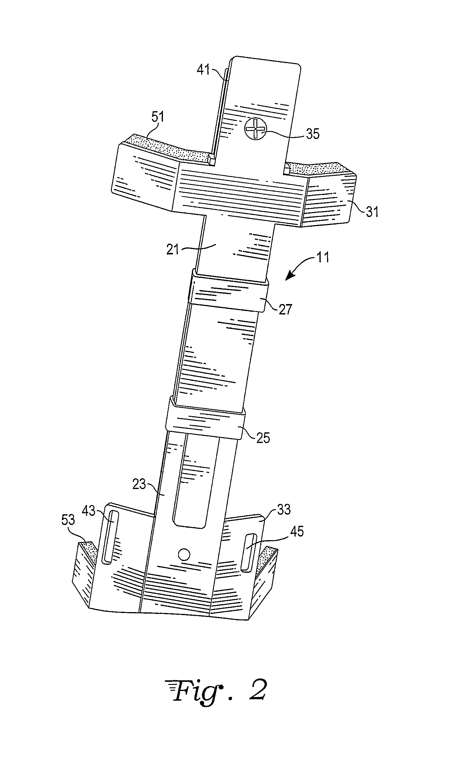 Positioning brace for a kneepad