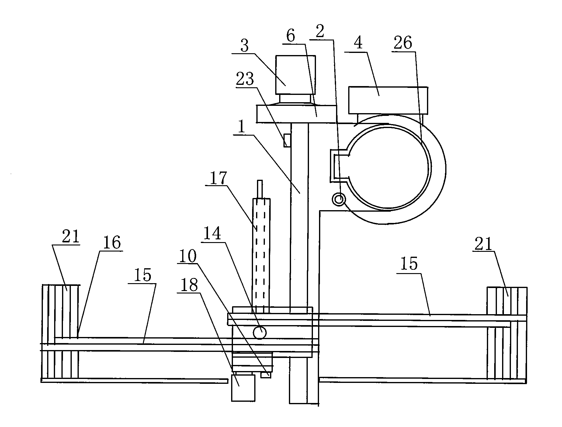 Device for removing zinc dross in galvanized wire zinc pot