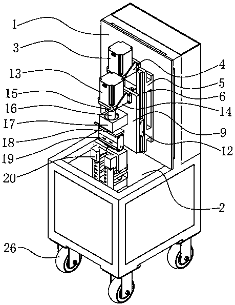 An automatic cup washer