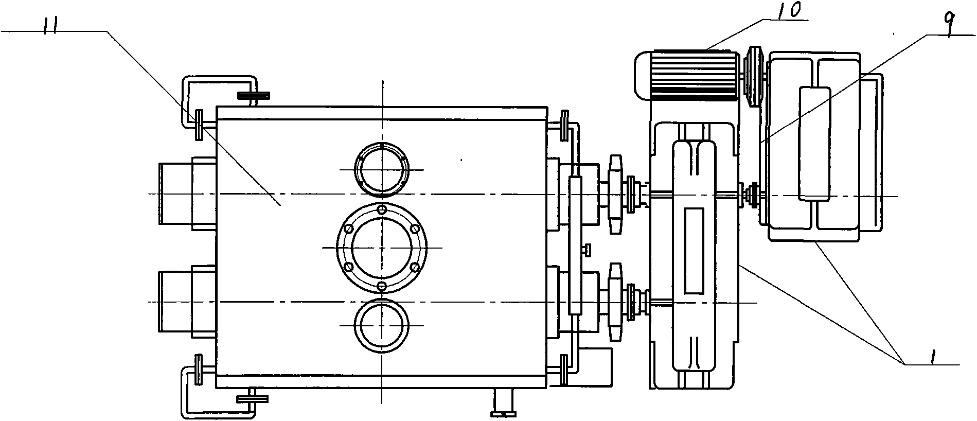 Orderly glue stock kneader