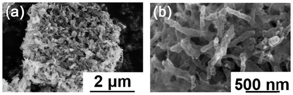 A light-weight broadband electromagnetic wave absorbing material and its preparation method