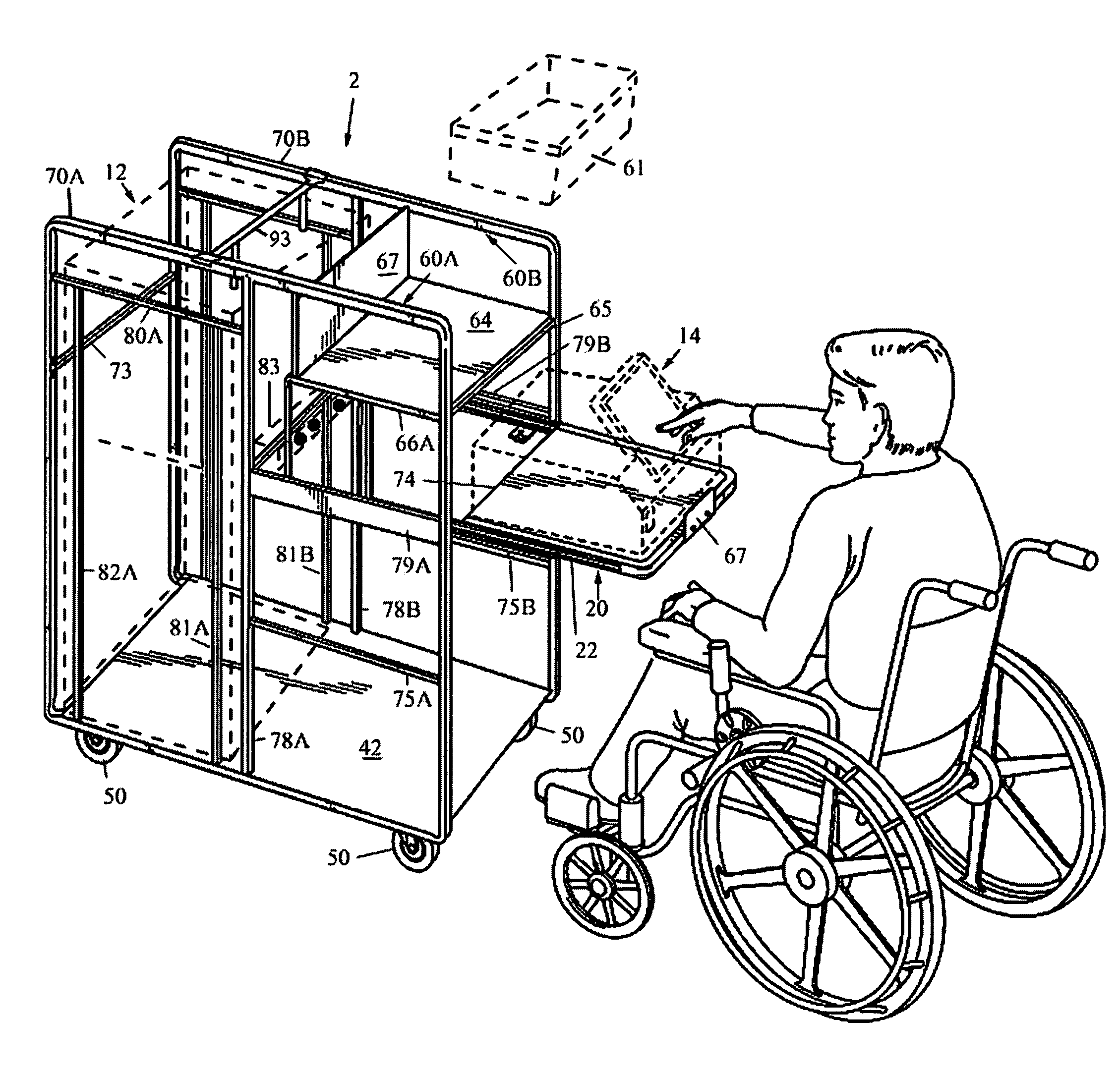 Voting machine storage and transport cart with improved security