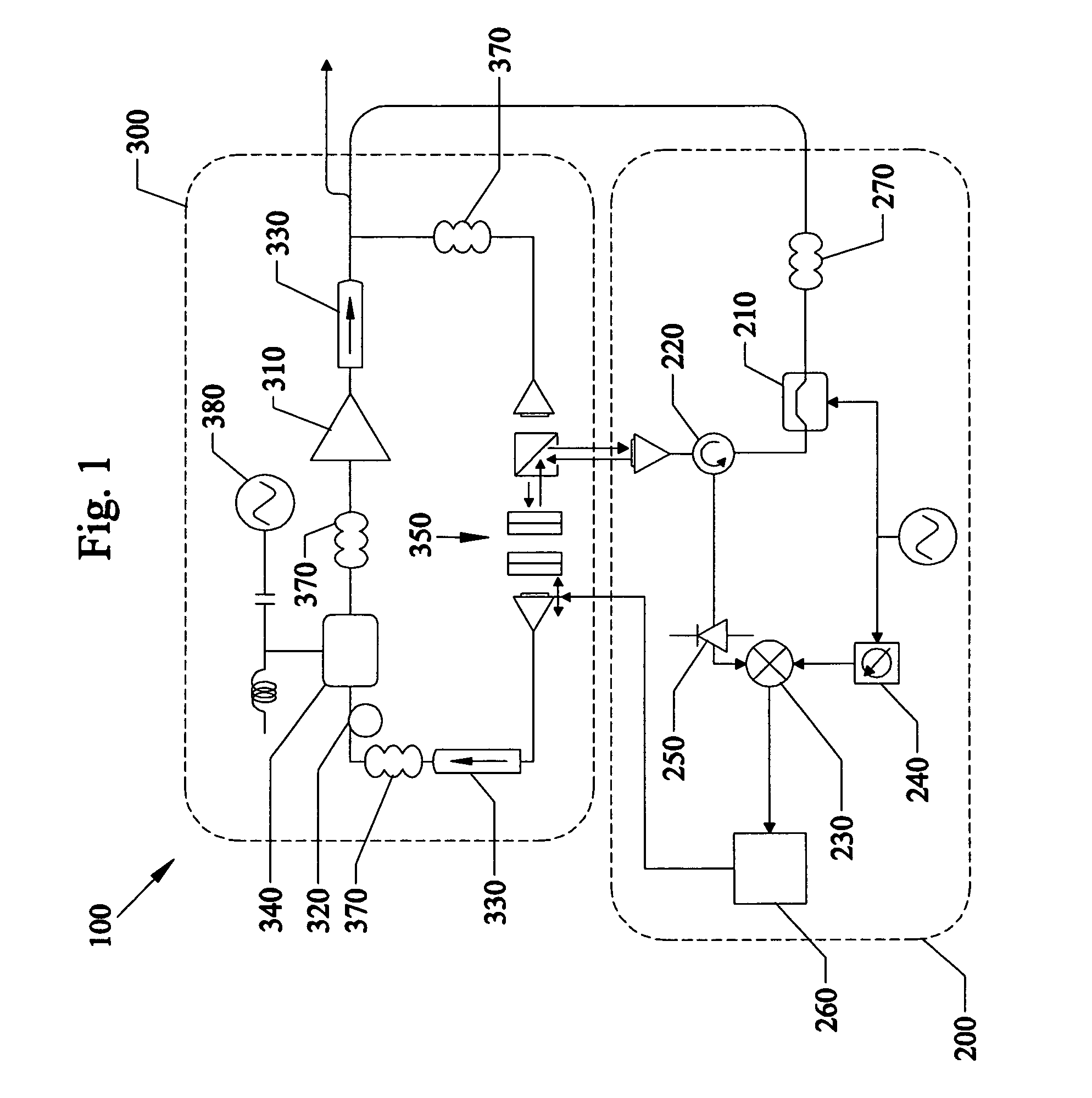 Optical frequency self stabilization in a coupled optoelectronic oscillator