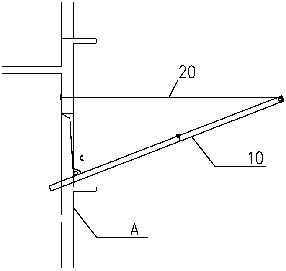 A prefabricated building folding throwing net and its installation method