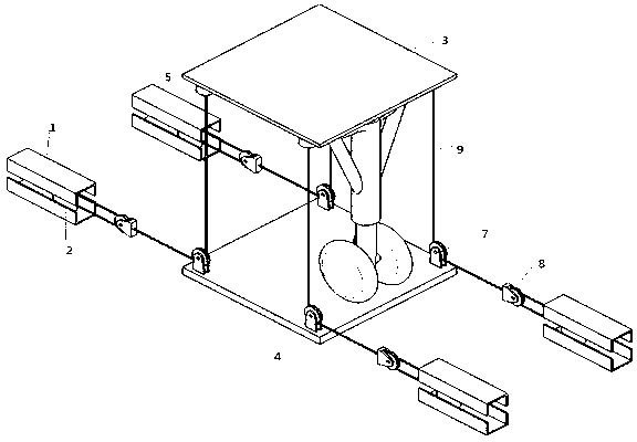 Load-variable loading test device and method for detecting load by using same