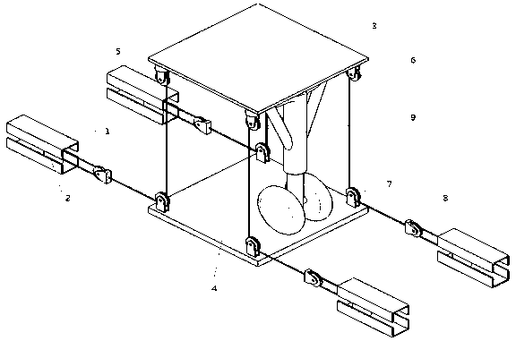 Load-variable loading test device and method for detecting load by using same