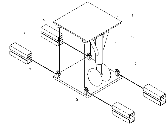 Load-variable loading test device and method for detecting load by using same