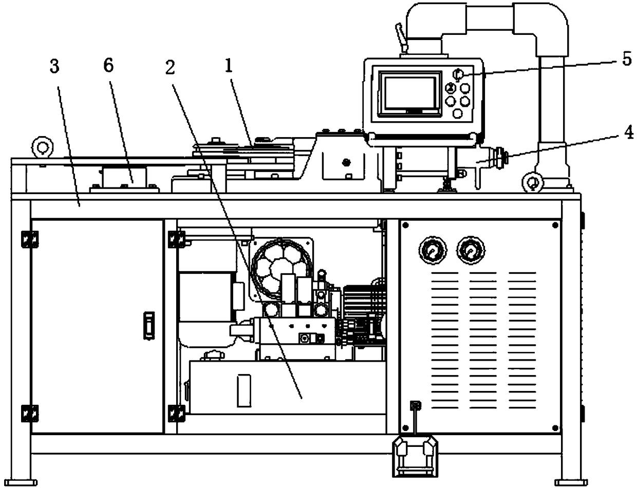 Pipe fitting grooving machine and grooving processing technique for end of pipe fitting