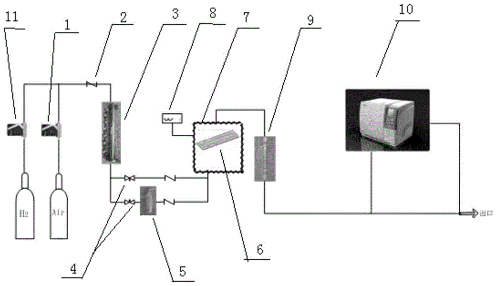 Device and method for catalytic treatment of fuel cell exhaust gas