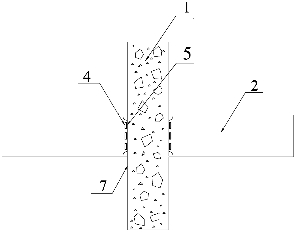 FRP hoop joint of thin-walled circular steel tube regenerated block concrete structure