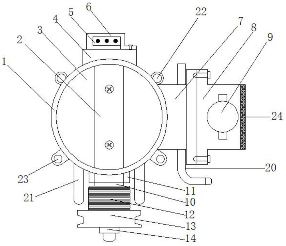 A car throttle body