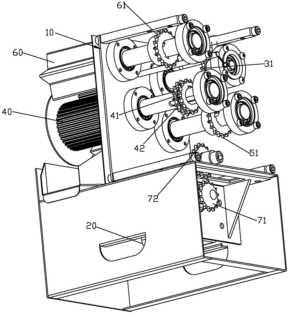 Grinding type juice squeezing mechanism