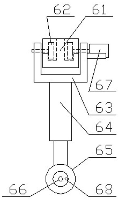 A pole-mounted electric equipment fire extinguishing device