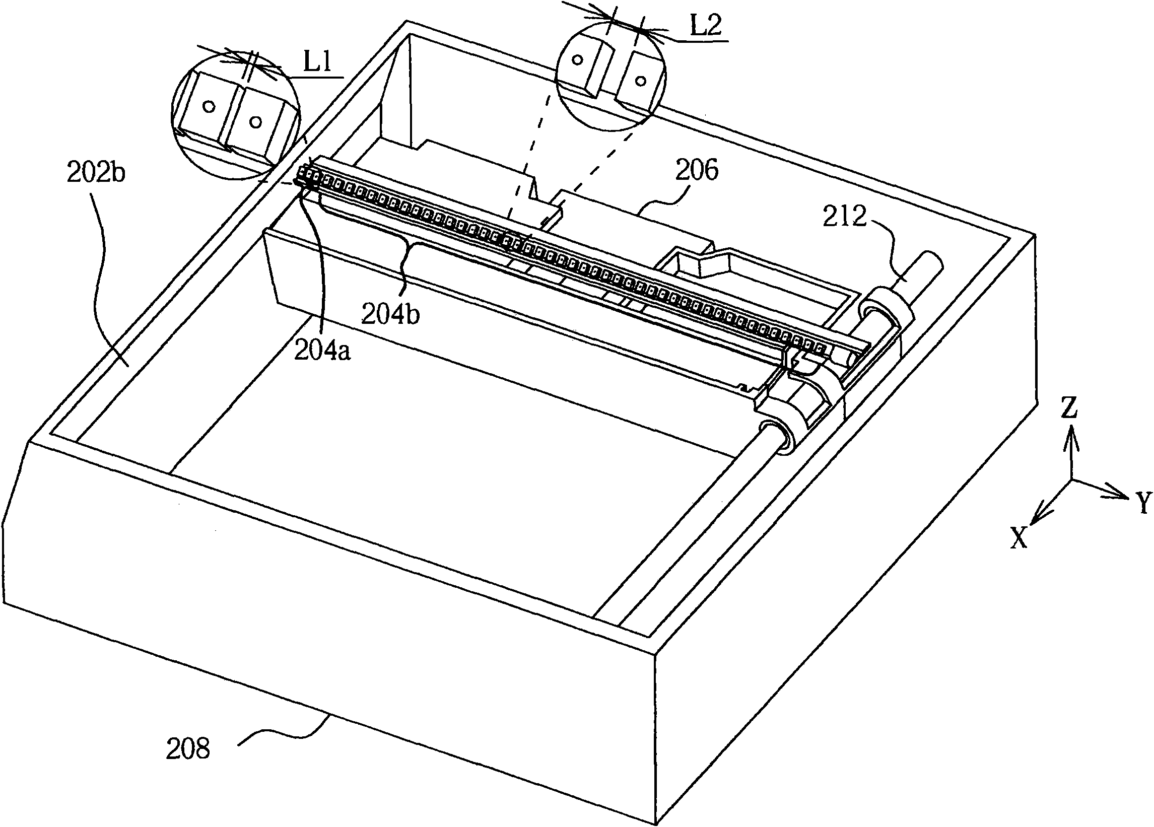 Binding file scanning device